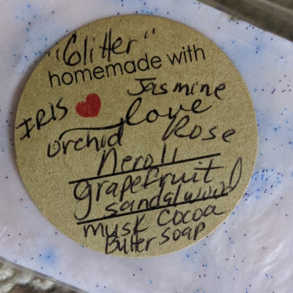 Seven beautiful bars glitter cocoa butter soap - Picture 7 of 8